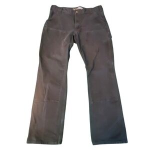 Carhartt Double Knee 34x31 Rugged Flex Relaxed Fit Duck Work Pant Black BN3334-M